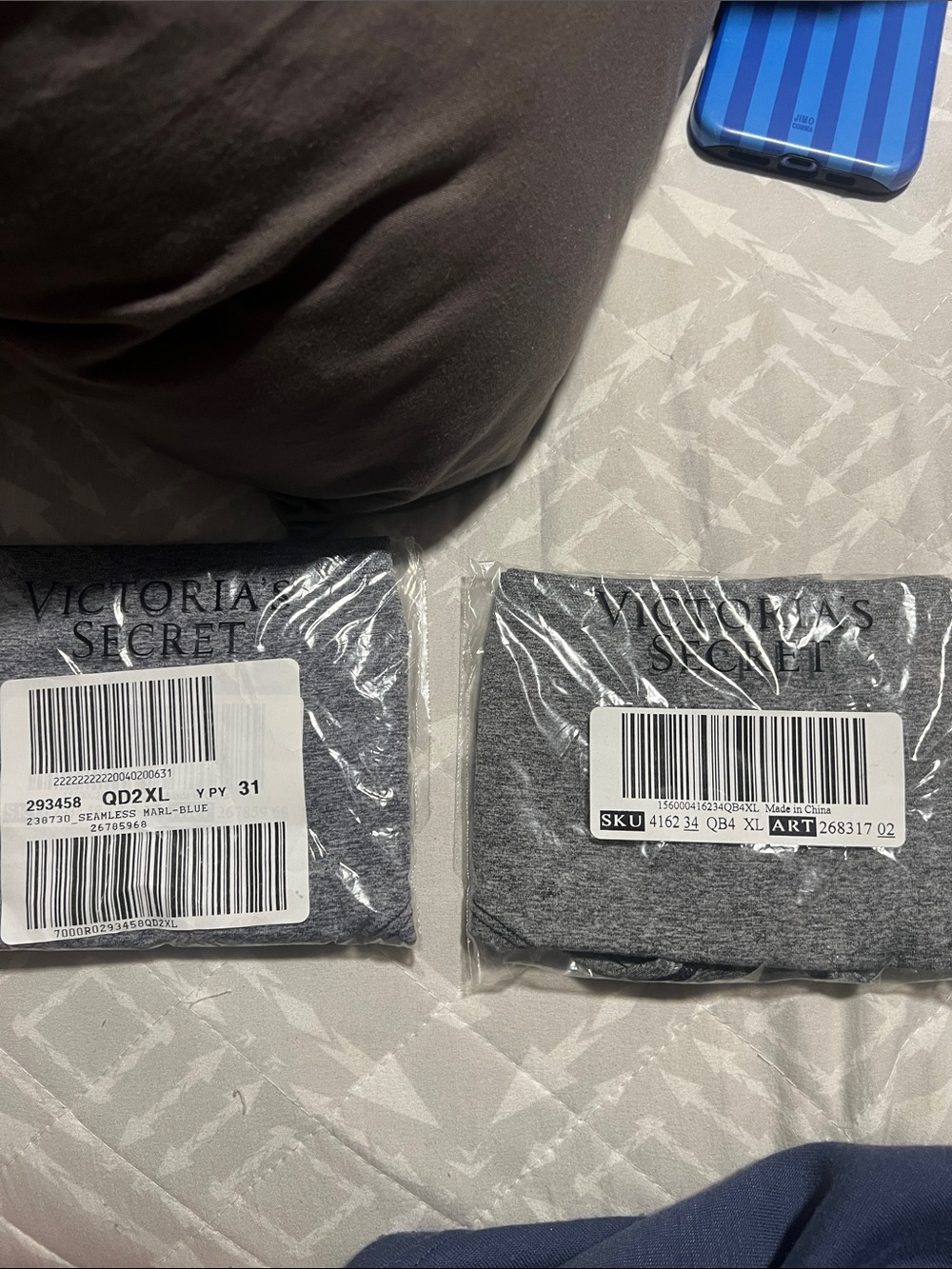 Victoria’s Secret dark gray panties pack of 2